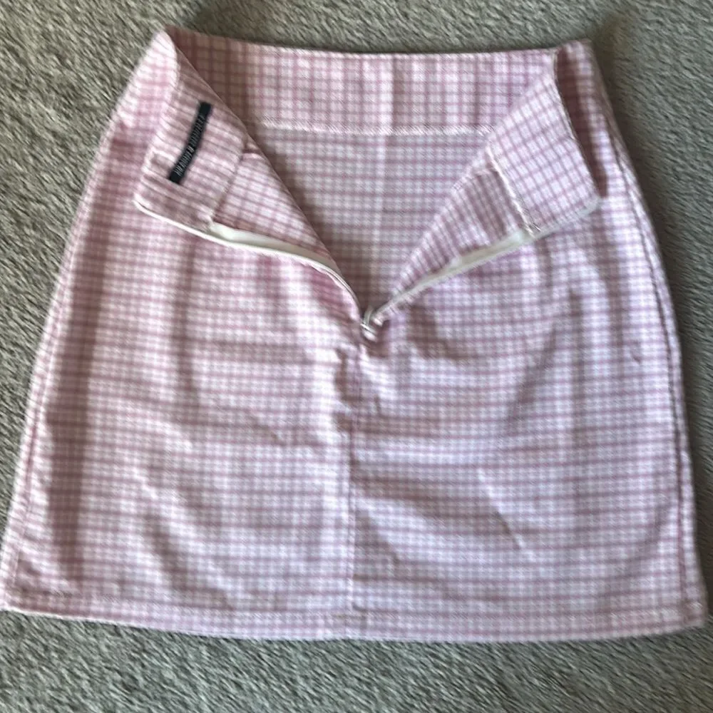 Brandy Melville Plaid Cara Mini Skirt!